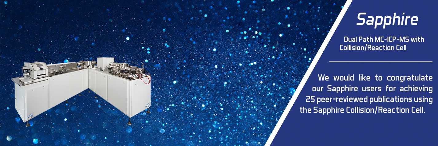 Sapphire users achieve 25 peer reviewed publications using the Collision/Reaction Cell