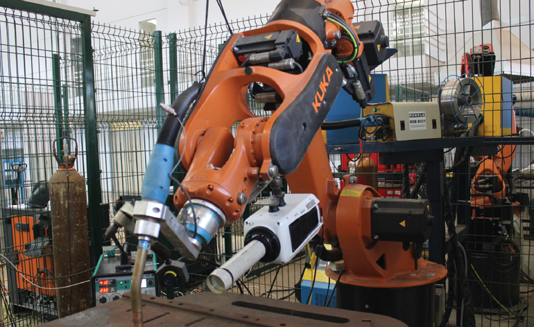 High-Speed Welding Setup