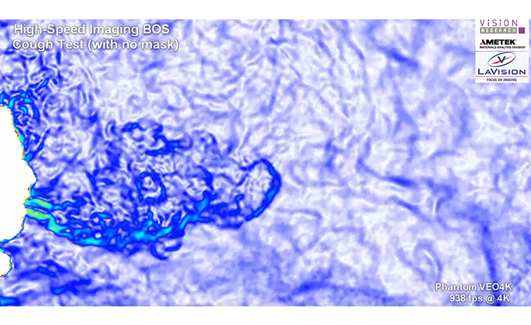 Schlieren cough analysis